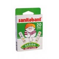 SANİTABANT DESENLİ YARA BANDI 20'Lİ PAKET